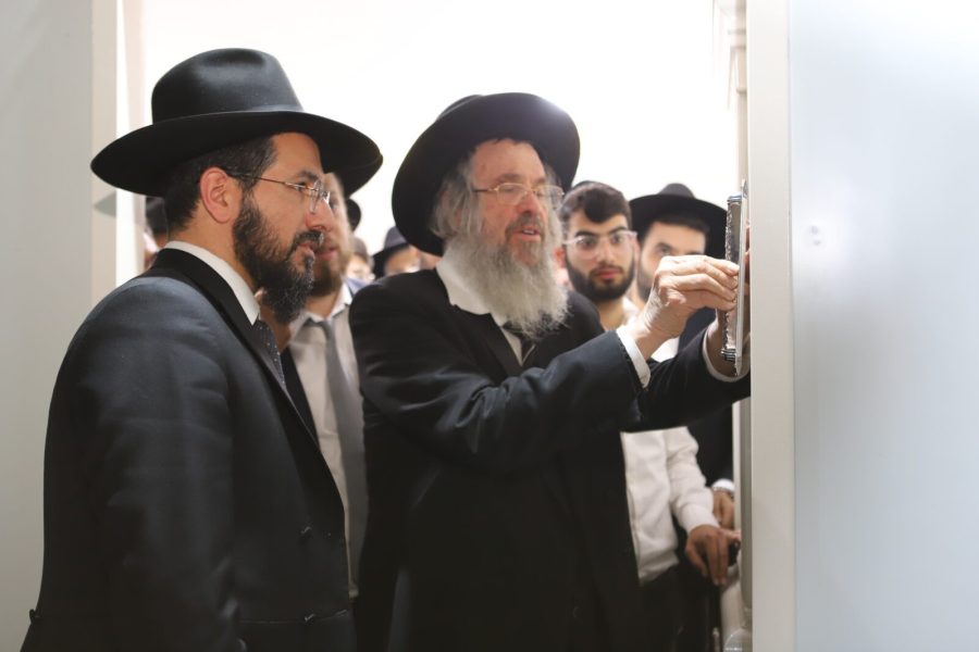 הגר"ד כהן עם ראש הישיבה הגר"מ שפירא | באדיבות המצלם