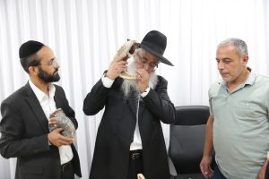 אבישי שחר שופרות הרב יהורם יפת בית המאורות בני ברק ליל כח אלול תשפו צילום דוד קשת (6)
