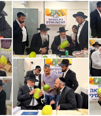 ארבעת המינים מכירת החסד ראש העין תשרי תשפז