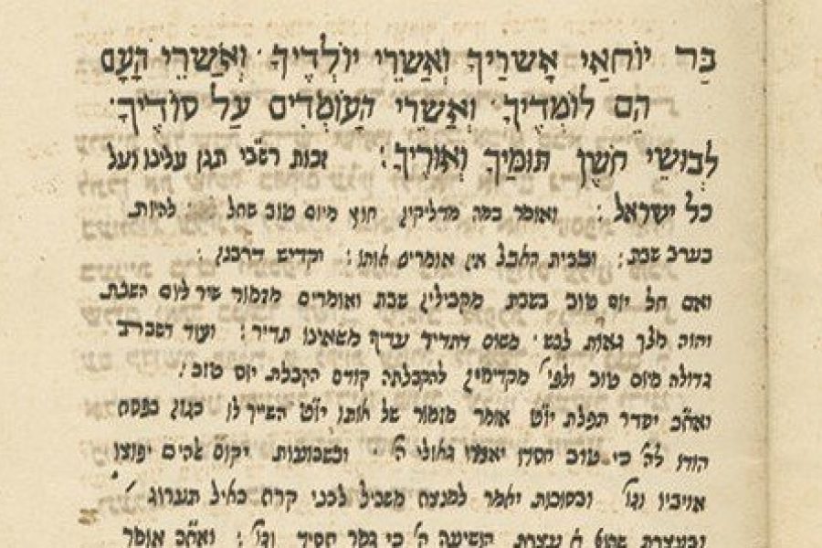קטע מתוך כתב היד פירוש לפיוט בר יוחאי - מאת רבינו יוסף סעיד זיע"א | מתוך ארכיון