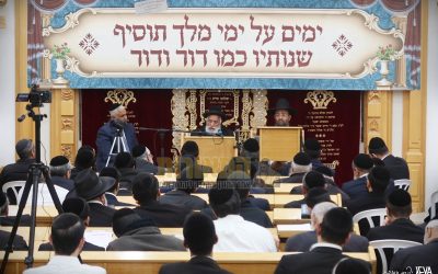 דרשת שבת הגדול הרב שלמה מחפוד מנין בני תורה אלעד תשפו צילום אלנתן אלוני (31)