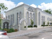 הדמיה חיצונית של בית המדרש דק"ק 'עטרת אלעזר' במודיעין עילית | קרדיט: שמואל שור