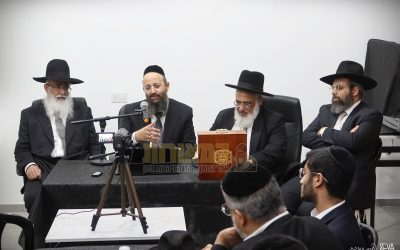 המאורות שיעור אחרון בהלכות טהרה הרב ברוך עוקשי ליל ו אדר תשפו צילום אלנתן אלוני (5)