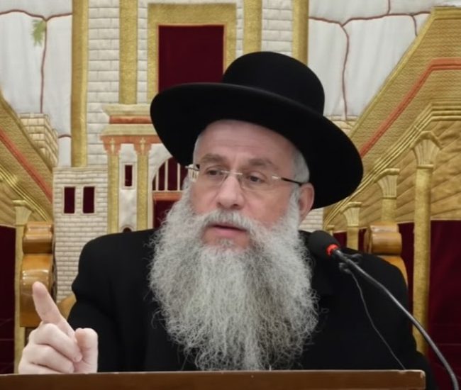 הרב אברהם אבידר צילום מסך