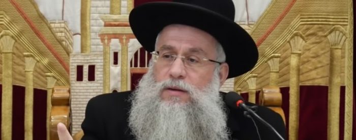 הרב אברהם אבידר צילום מסך