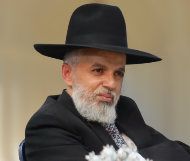 הגאון רבי אברהם עמרני שליט"א | צילום ועיבוד: אלנתן אלוני