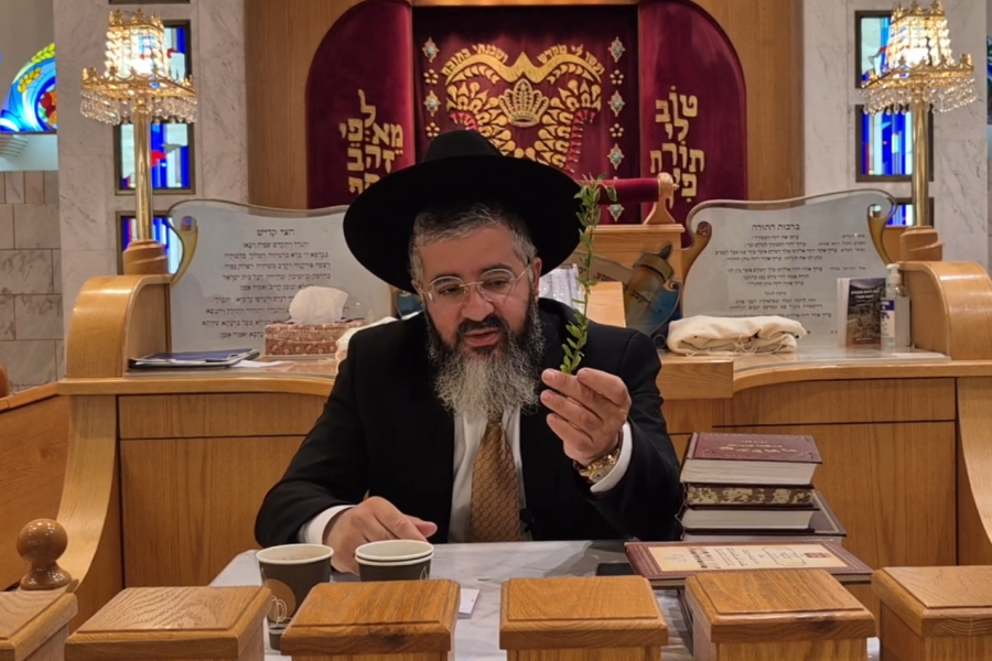 הרב אורן צדוק צילום מסך