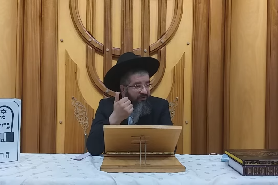 הרב אורן צדוק צילום מסך