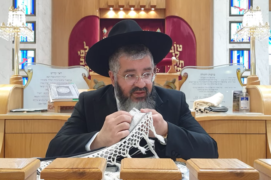 הרב אורן צדוק צילום מסך