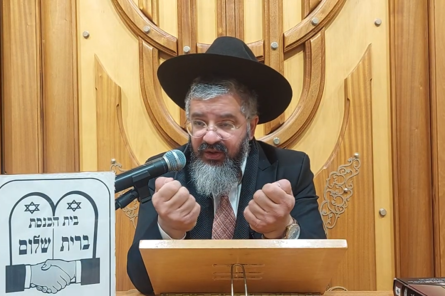 הרב אורן צדוק צילום מסך