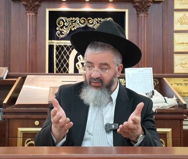 הרב אורן צדוק צילום מסך