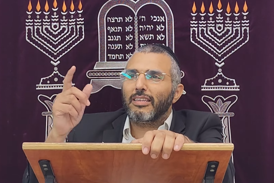 הרב אריאל בצלאלי צילום מסך