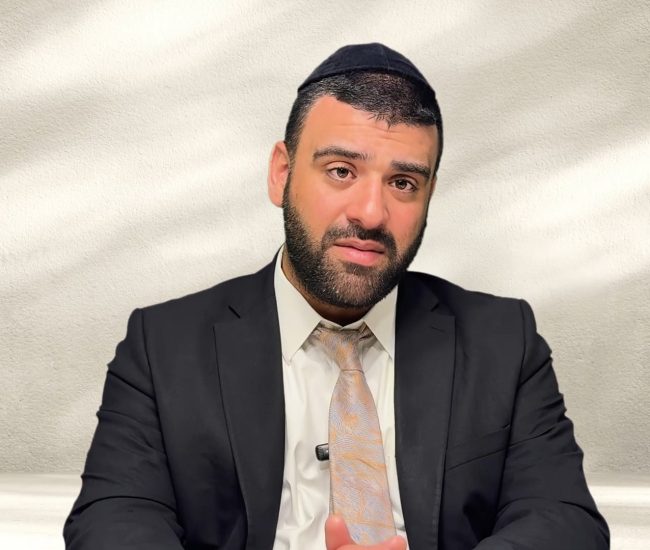 הרב אריה צברי צילום מסך