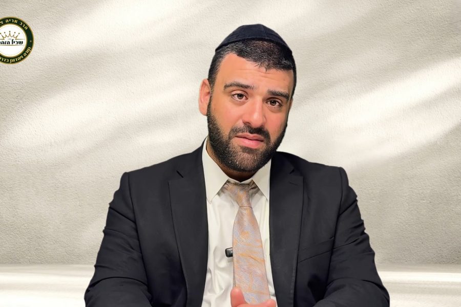 הרב אריה צברי צילום מסך