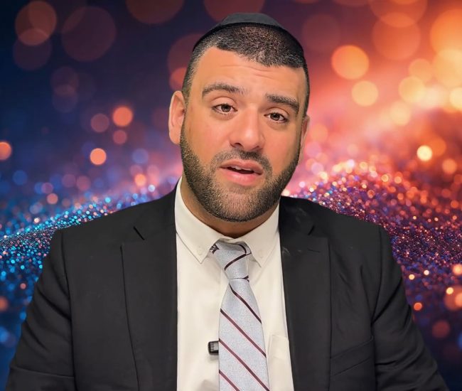 הרב אריה צברי צילום מסך
