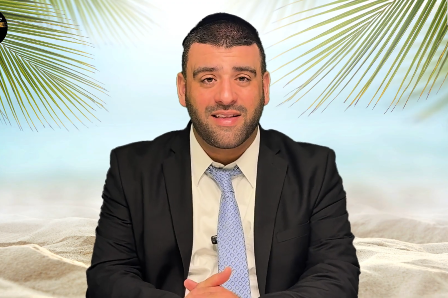 הרב אריה צברי צילום מסך