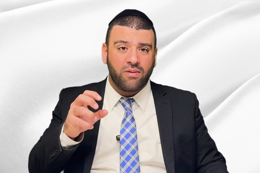 הרב אריה צברי צילום מסך