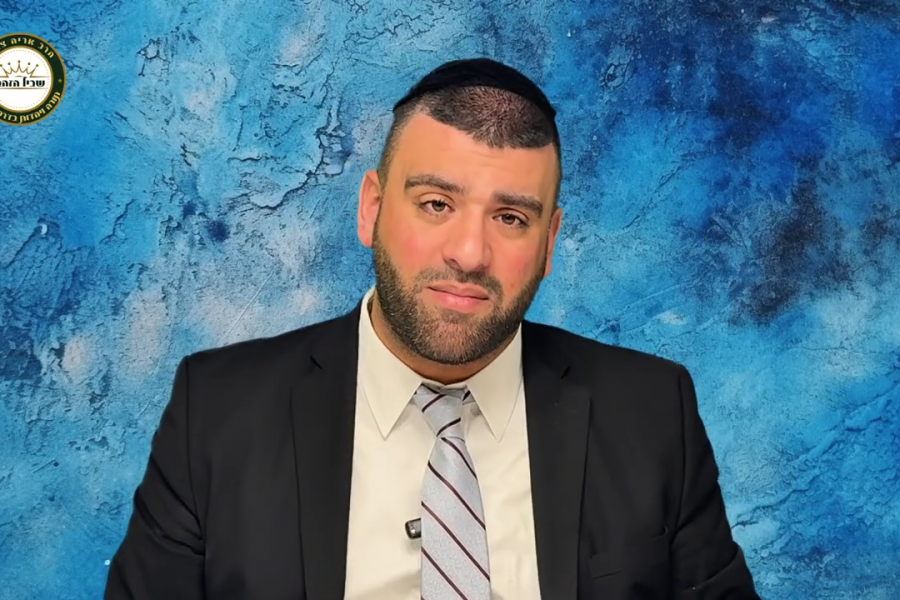 הרב אריה צברי צילום מסך