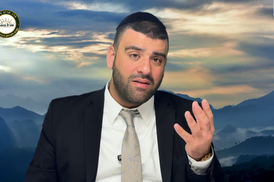 הרב אריה צברי צילום מסך