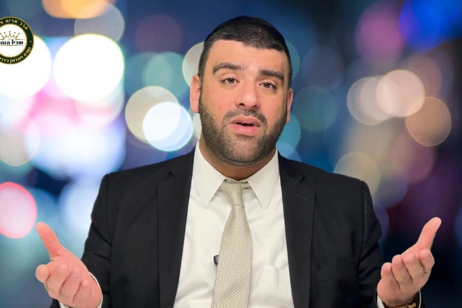 הרב אריה צברי צילום מסך