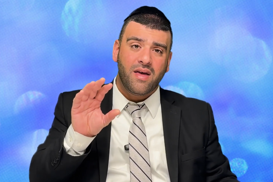 הרב אריה צברי צילום מסך