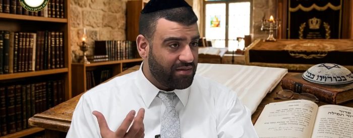 הרב אריה צברי צילום מסך