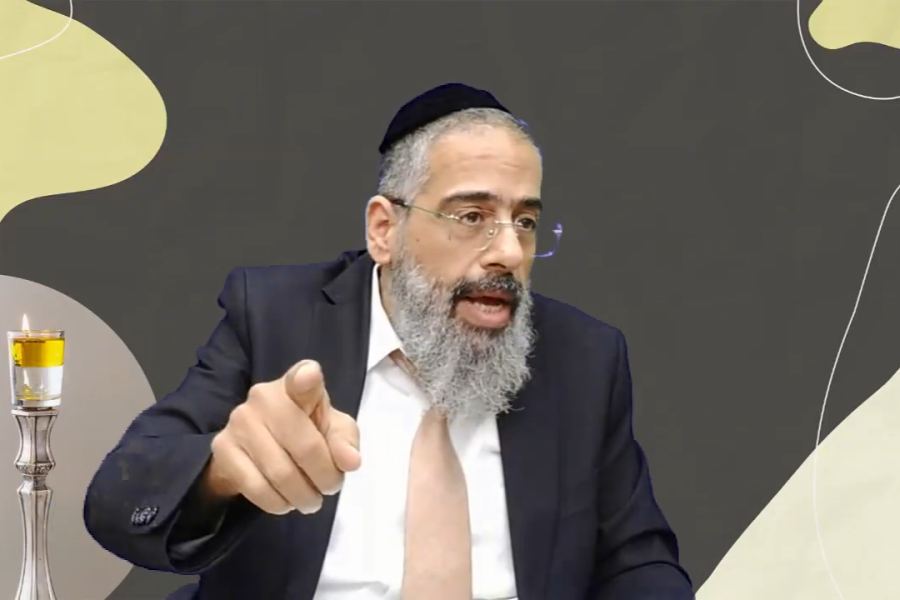 הרב בועז שלום צילום מסך