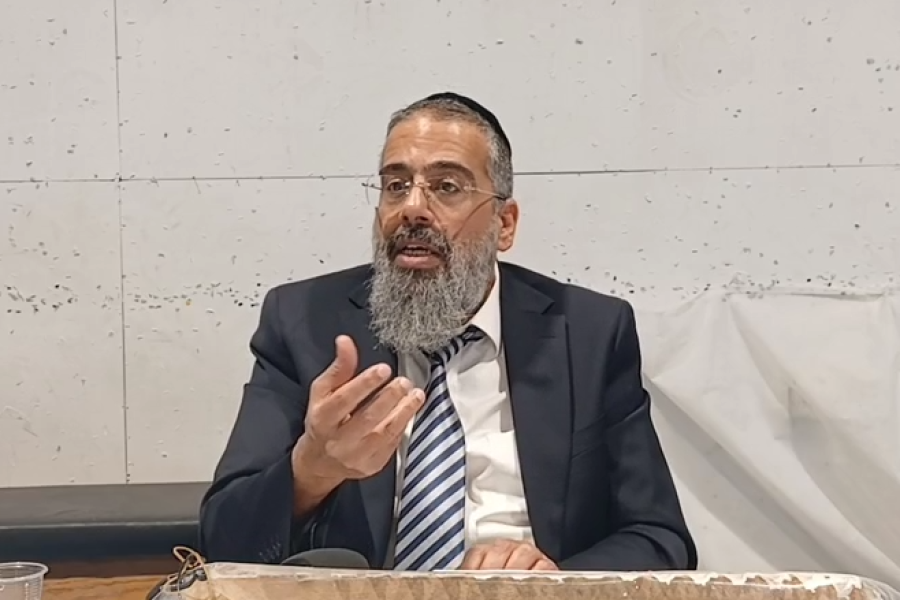 הרב בועז שלום צילום מסך