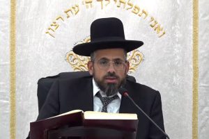 הגאון רבי דוד צדוק שליט"א - רב המושבים אורה, עמינדב ואבן ספיר | צילום מסך