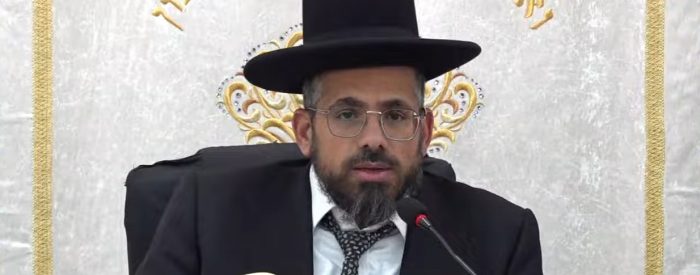 הגאון רבי דוד צדוק שליט"א - רב המושבים אורה, עמינדב ואבן ספיר | צילום מסך