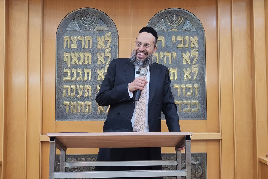 הרב חיים זאיד צילום מסך