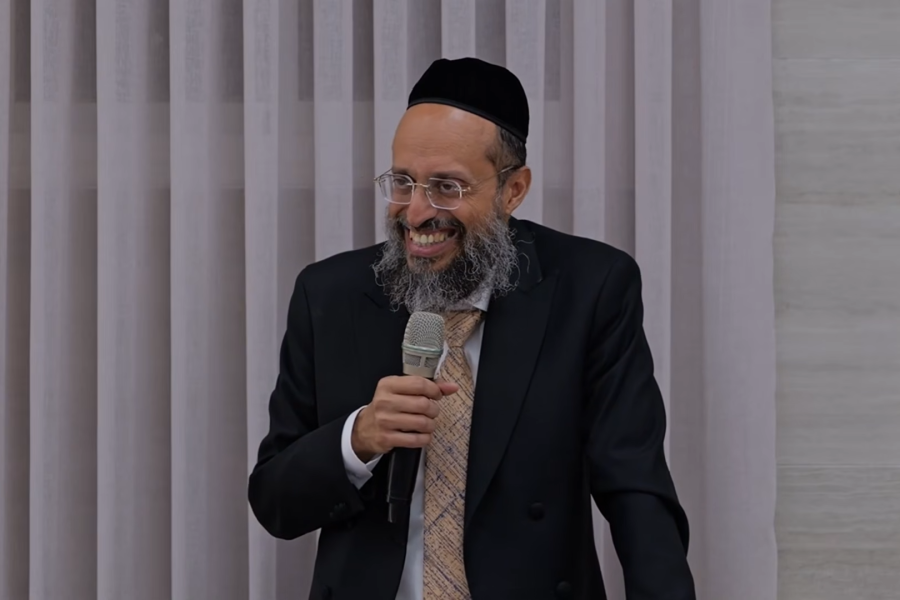 הרב חיים זאיד צילום מסך