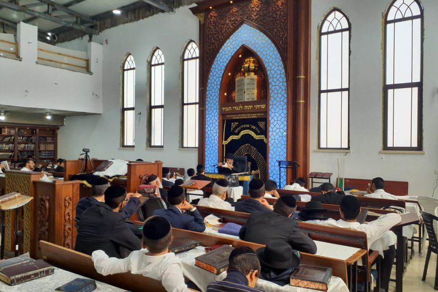 הרב חיים מגורי בשיעור בקק עטרת אלעזר מודיעין עילית סוכות תשפו (41)