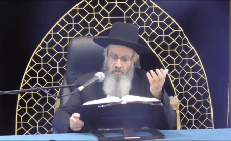 הרב חיים מגורי צילום מסך