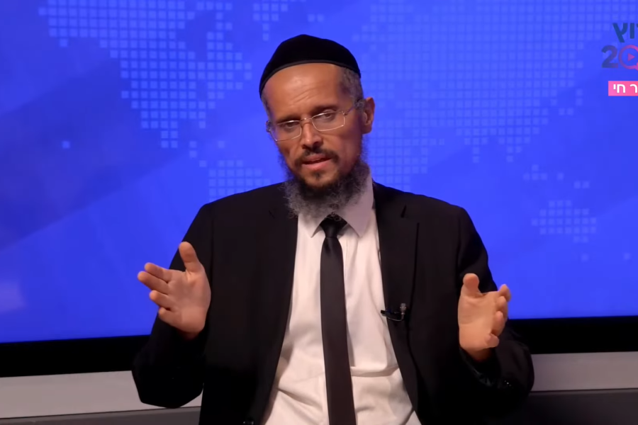 הרב יהודה סעדיה צילום מסך