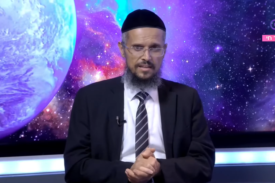 הרב יהודה סעדיה צילום מסך
