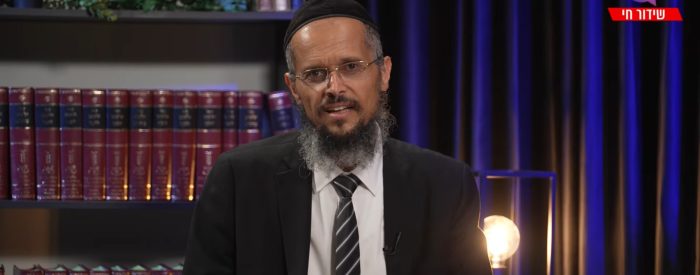 הרב יהודה סעדיה צילום מסך