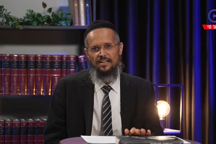 הרב יהודה סעדיה צילום מסך