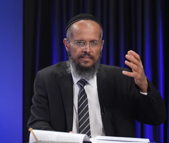 הרב יהודה סעדיה  צילום מסך