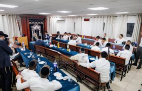 הרב יורם סרי בשיחה על הבחירות מודיעין עילית מוצש לך לך תשפז צילום יהודה פולק (7)