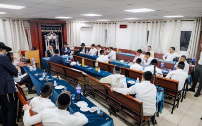 הרב יורם סרי בשיחה על הבחירות מודיעין עילית מוצש לך לך תשפז צילום יהודה פולק (7)