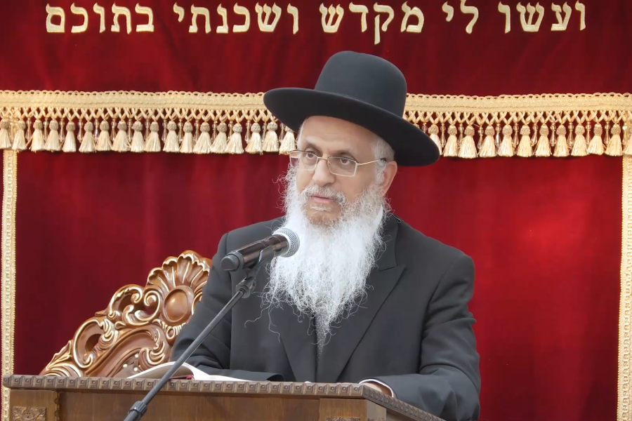 הרב יורם סרי צילום מסך