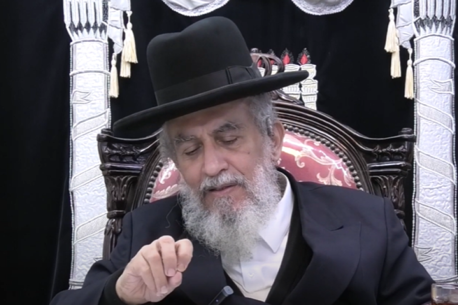 הרב יצחק רצאבי | צילום מסך