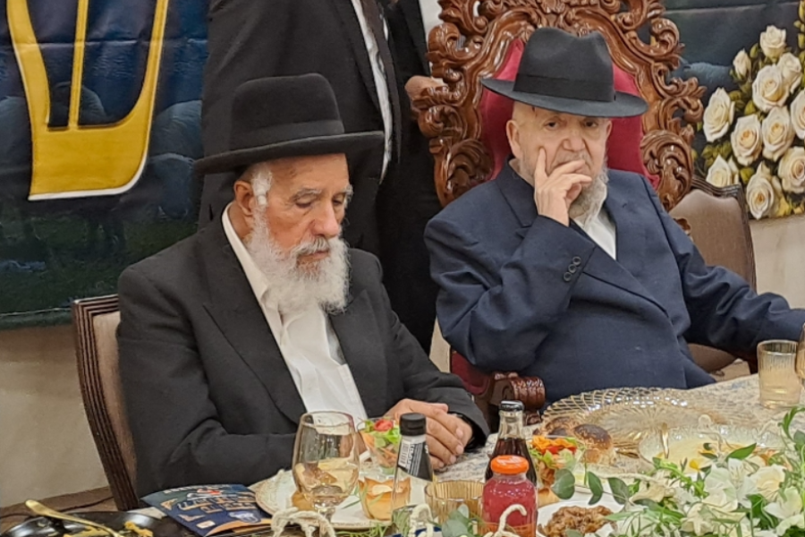 מרן הגר"מ מזוז עם מרן הגר"ש מחפוד | צילום דוברות