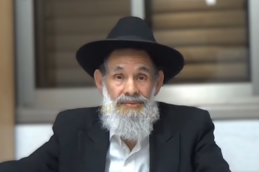 הרה"ג רבי מנחם שוקר זצ"ל | צילום מסך יוטיוב - יוסי פרחי