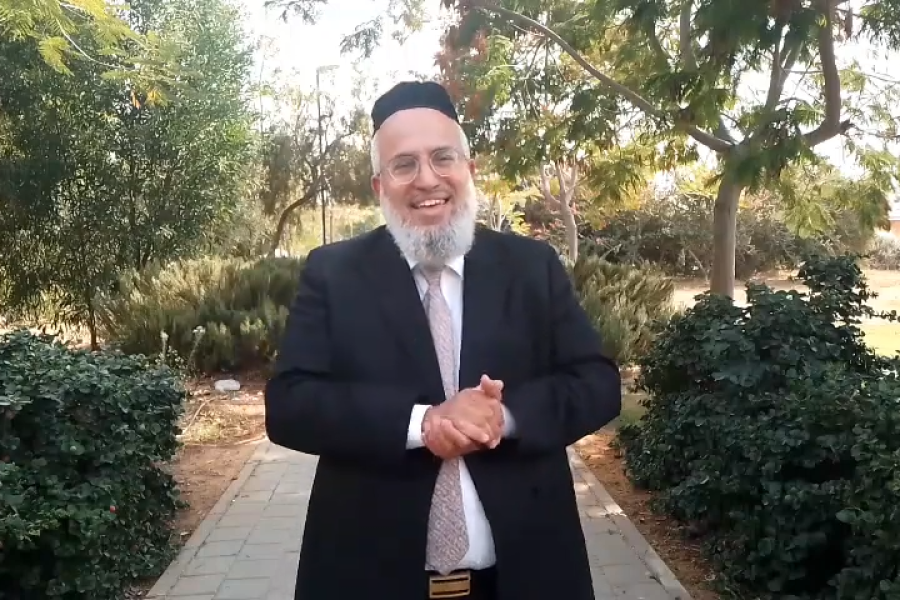 הרב צפניה רענן צילום מסך