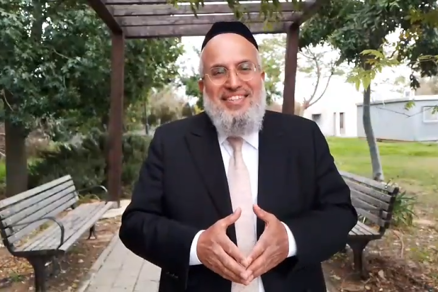 הרב צפניה רענן צילום מסך