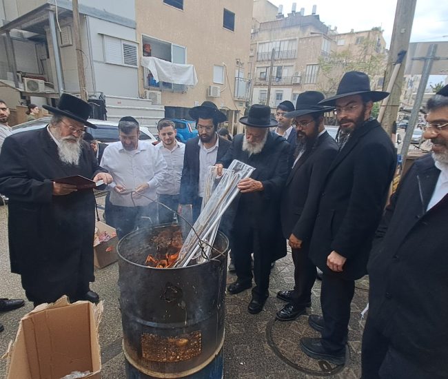 הרב שלמה מחפוד שריפת חמץ תשפו (2)