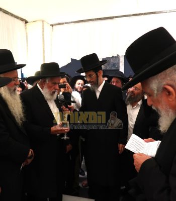 חתונת בן הרב אלמוג שלמה אכלופי בת הרב משה רצאבי אב תשפו צילום שפה (2)