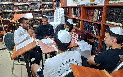 הרב נועם גרשי במדרשיית 'המאורות' | תמונת ארכיון